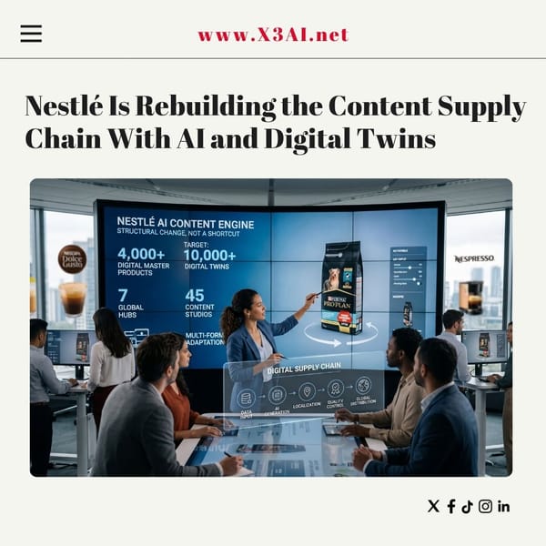 Nestlé’s AI Content Engine Is Bigger Than a Marketing Tool